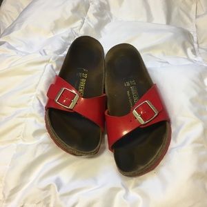 Red Madrid birkenstock